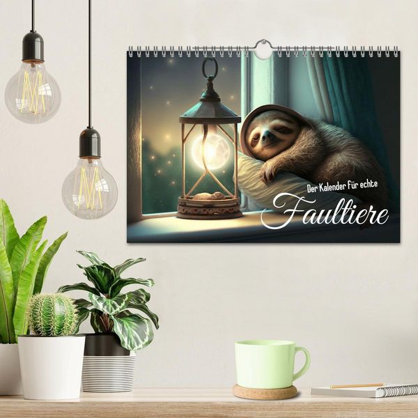 Produktbild: Der Kalender f&uuml;r echte Faultiere (Wandkalender 2026 DIN A4 quer), CALVENDO Monatskalender