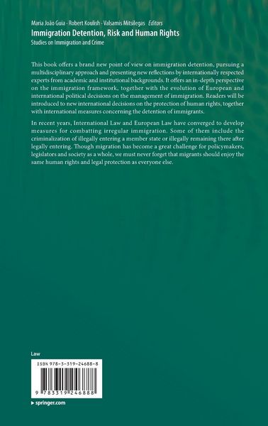 Produktbild: Immigration Detention, Risk and Human Rights