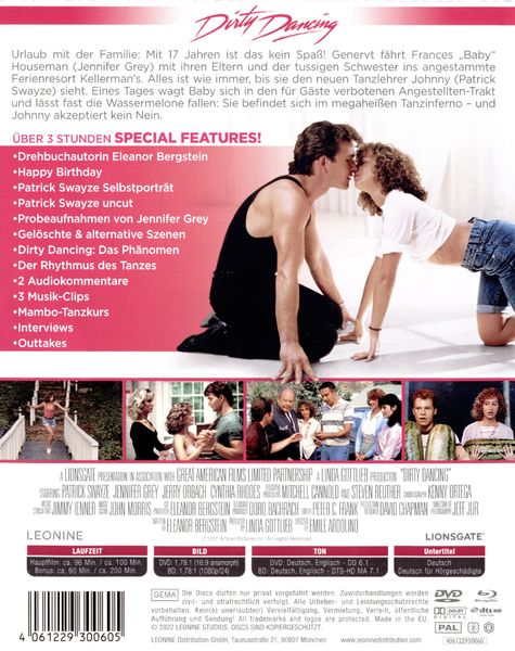 Produktbild: Dirty Dancing - Mediabook (+ DVD)