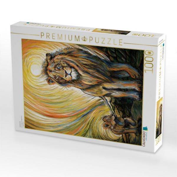 Produktbild: CALVENDO Puzzle L&ouml;wenmut | 1000 Teile Lege-Gr&ouml;&szlig;e 64x48cm Foto-Puzzle f&uuml;r gl&uuml;ckliche Stunden