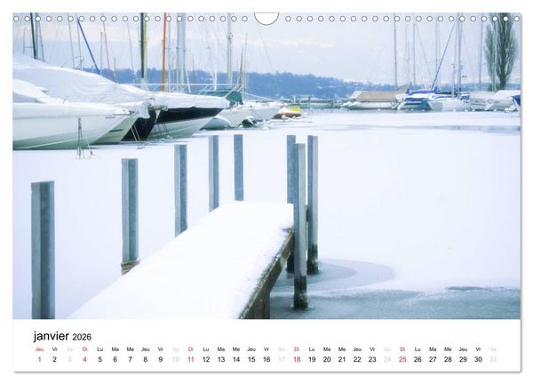 Produktbild: Gen&egrave;ve Points de vue (Calendrier mural 2026 DIN A3 vertical), CALVENDO calendrier mensuel