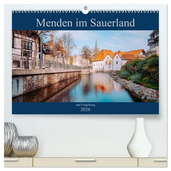 Produktbild: Menden im Sauerland und Umgebung (hochwertiger Premium Wandkalender 2026 DIN A2 quer), Kunstdruck in Hochglanz
