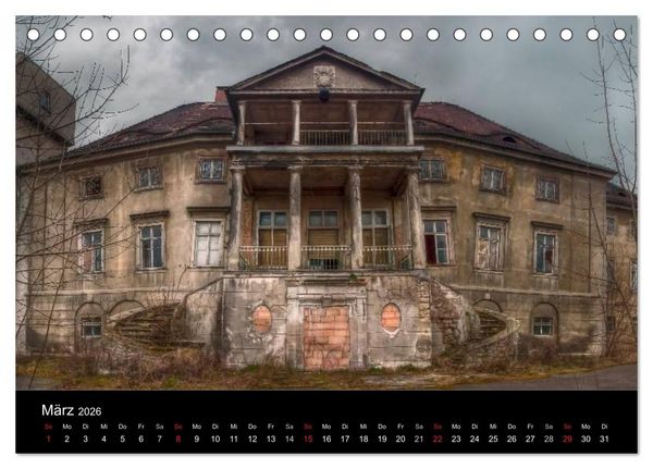 Produktbild: Verlassene Orte im Harz (Tischkalender 2026 DIN A5 quer), CALVENDO Monatskalender
