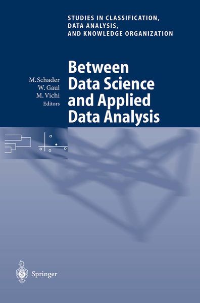 Produktbild: Between Data Science and Applied Data Analysis