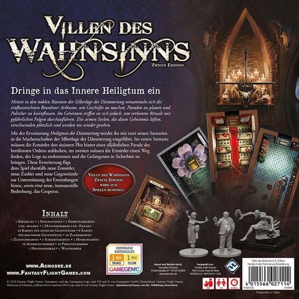 Produktbild: Villen des Wahnsinns 2. Edition - Heiligtum der D&auml;mmerung Er