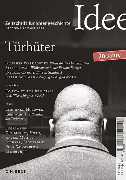 Zeitschrift für Ideengeschichte Heft XX/2 Sommer 2026, Geheftet von , C.H. Beck, 978-3-406-84368-6