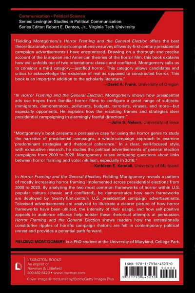 Produktbild: Horror Framing and the General Election