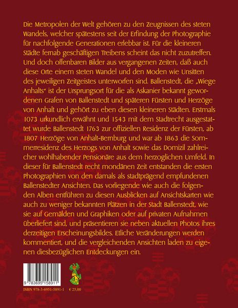Produktbild: Ballenstedt im Wandel der Zeit Album 13
