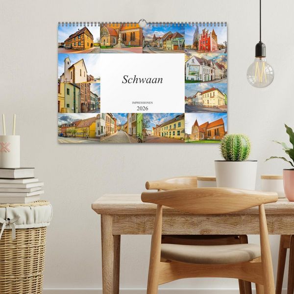 Produktbild: Schwaan Impressionen (Wandkalender 2026 DIN A3 quer), CALVENDO Monatskalender