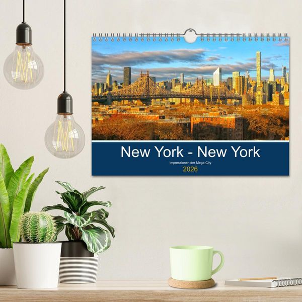 Produktbild: New York - New York. Impressionen der Mega-City (Wandkalender 2026 DIN A4 quer), CALVENDO Monatskalender