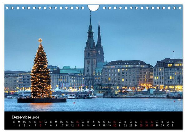 Produktbild: Hamburg (Wandkalender 2026 DIN A4 quer), CALVENDO Monatskalender