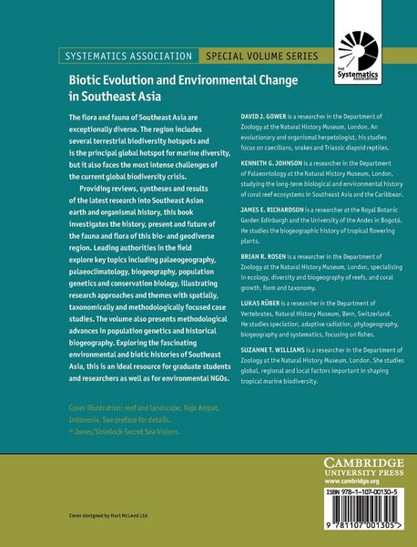 Produktbild: Biotic Evolution and Environmental Change in Southeast Asia