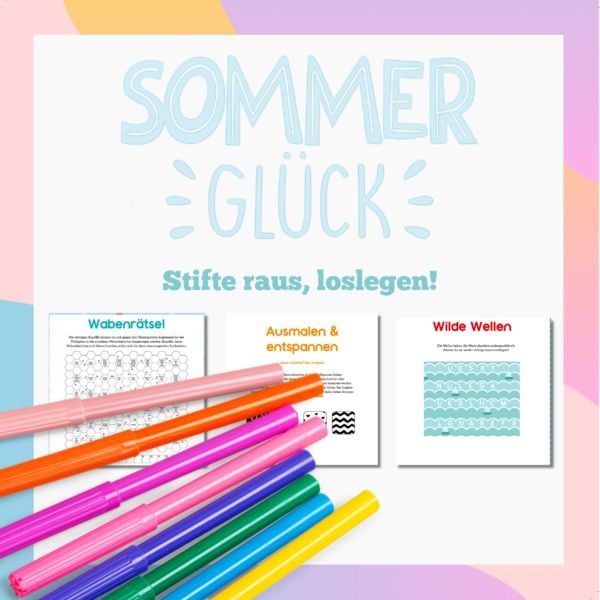 Produktbild: Sommergl&uuml;ck - Urlaubs-Kreativblock