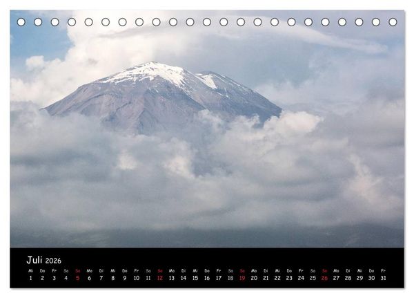 Produktbild: Traumziel Peru (Tischkalender 2026 DIN A5 quer), CALVENDO Monatskalender