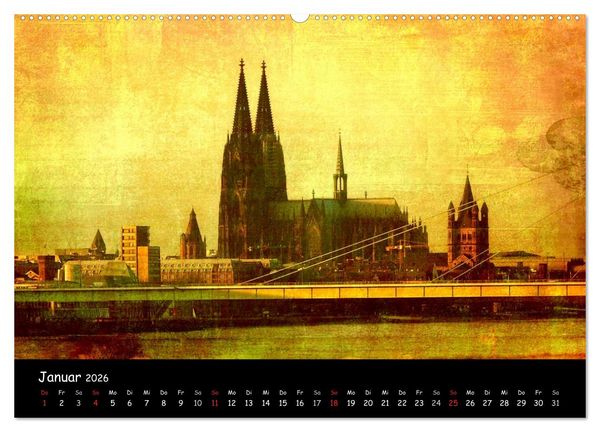 Produktbild: K&ouml;ln (hochwertiger Premium Wandkalender 2026 DIN A2 quer), Kunstdruck in Hochglanz