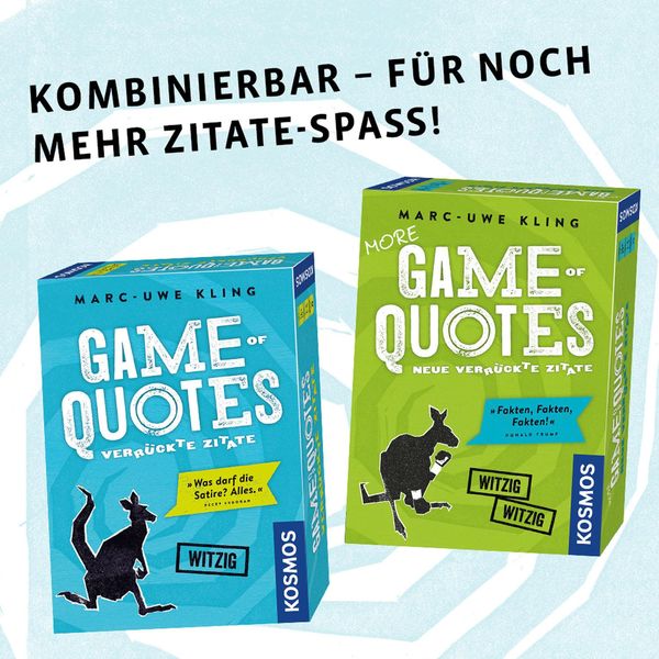 KOSMOS - More Game of Quotes - Neue verrückte Zitate