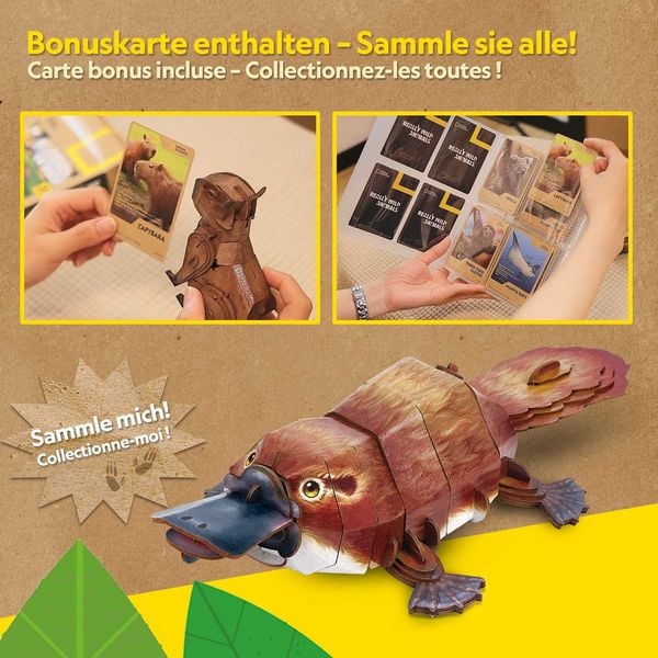 Produktbild: CUBICFUN - 3D Puzzle Schnabeltier 68 Teile