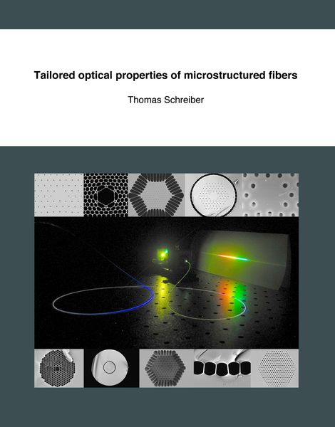 Produktbild: Tailored optical properties of microstructured fibers