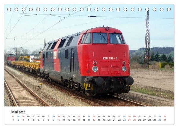 Produktbild: U-Boot trifft Babelsbergerin. Die Baureihen 118 und 119 der Deutschen Reichsbahn (Tischkalender 2026 DIN A5 quer), CALVENDO Monatskalender
