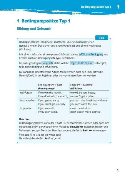 Produktbild: Klett 10-Minuten-Training Englisch Grammatik If-Clauses 6.-8. Klasse