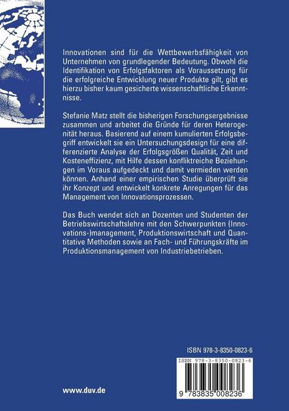 Produktbild: Erfolgsfaktoren im Innovationsmanagement von Industriebetrieben