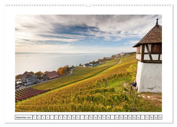 Produktbild: Bodensee 2026 (Wandkalender 2026 DIN A2 quer), CALVENDO Monatskalender