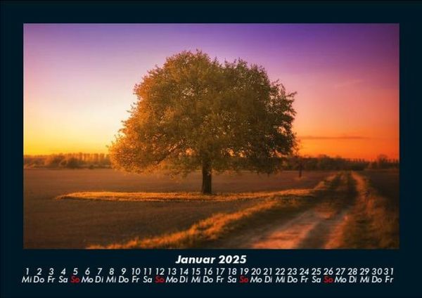 Produktbild: Landschaftskalender 2025 Fotokalender DIN A5