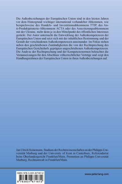 Produktbild: Die Entwicklung der Au&szlig;enkompetenzen der Europaeischen Union im Vergleich der Rechtslagen vor und nach dem Reformvertrag von Lissabon
