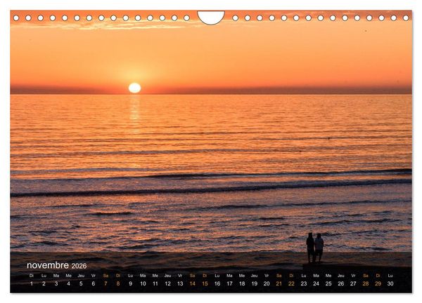 Produktbild: Baie de Somme Couchers de soleil (Calendrier mural 2026 DIN A4 vertical), CALVENDO calendrier mensuel