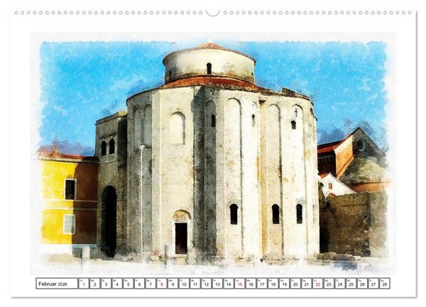 Produktbild: F&uuml;nfzehn Jahrhunderte Kirchenbau (hochwertiger Premium Wandkalender 2026 DIN A2 quer), Kunstdruck in Hochglanz