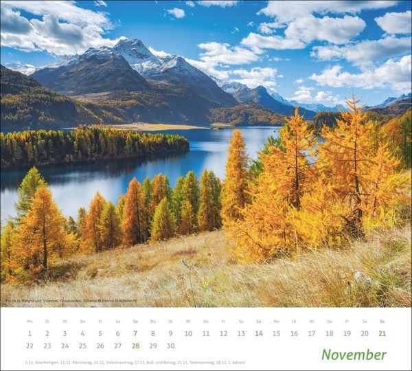 Produktbild: times&more Alpen Bildkalender 2027