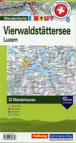 Produktbild: Hallwag Touren-Wanderkarte 11 Vierwaldst&auml;ttersee
