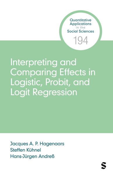 Produktbild: Interpreting and Comparing Effects in Logistic, Probit, and Logit Regression