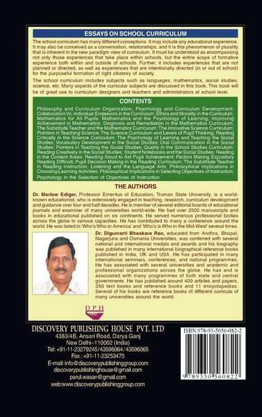 Produktbild: Essays on School Curriculum
