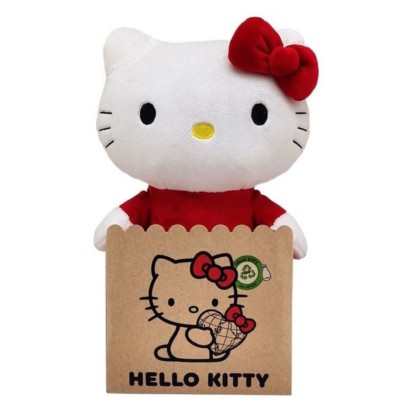Hello Kitty mit rotem Kleid Eco Plush 24 cm