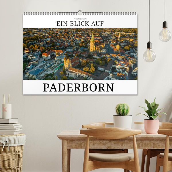 Produktbild: Ein Blick auf Paderborn (Wandkalender 2026 DIN A2 quer), CALVENDO Monatskalender
