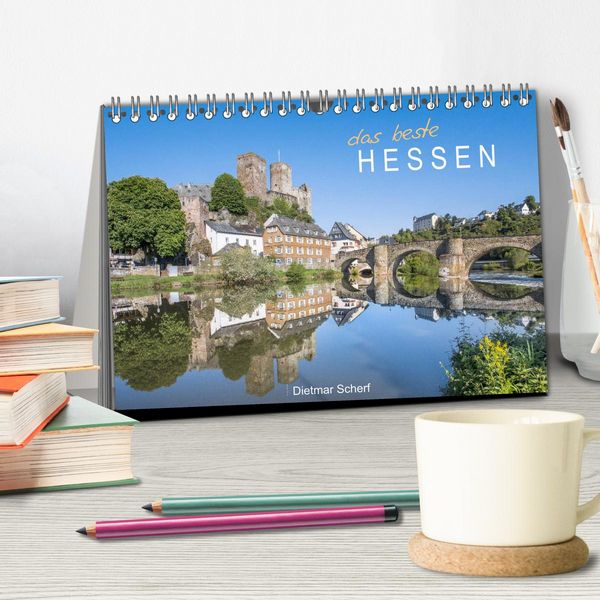 Produktbild: Das beste Hessen (Tischkalender 2026 DIN A5 quer), CALVENDO Monatskalender