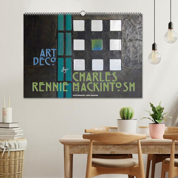 Produktbild: ArtDeco by Charles Rennie Mackintosh (Wandkalender 2026 DIN A2 quer), CALVENDO Monatskalender