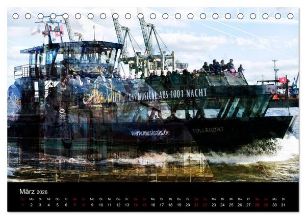 Produktbild: Hamburg-Art (Tischkalender 2026 DIN A5 quer), CALVENDO Monatskalender