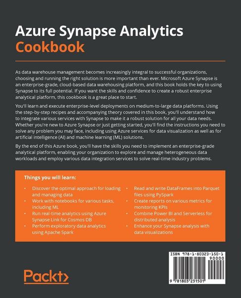 Produktbild: Azure Synapse Analytics Cookbook