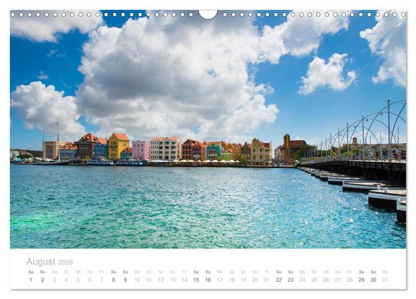 Produktbild: Trauminsel Cura&ccedil;ao (Wandkalender 2026 DIN A3 quer), CALVENDO Monatskalender