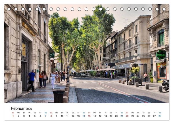 Produktbild: Avignon - Weltkulturerbe der UNESCO (Tischkalender 2026 DIN A5 quer), CALVENDO Monatskalender