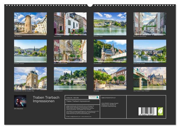 Produktbild: Traben Trarbach Impressionen (hochwertiger Premium Wandkalender 2026 DIN A2 quer), Kunstdruck in Hochglanz