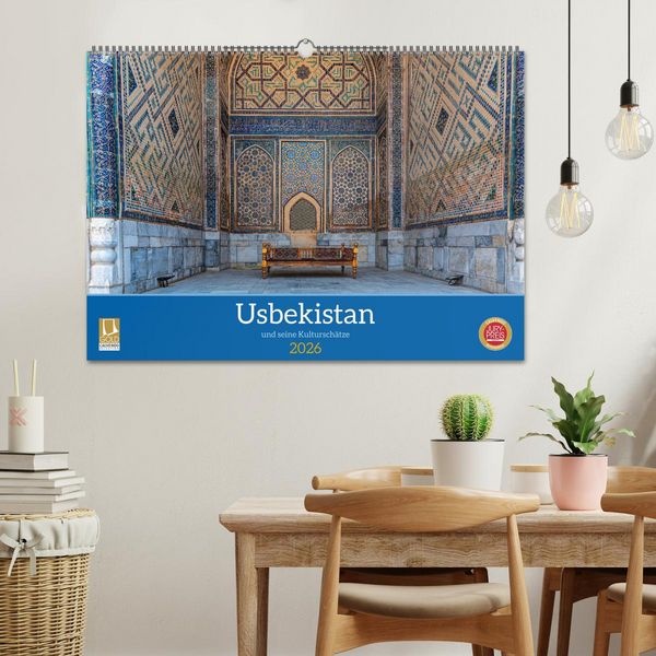 Produktbild: Usbekistan und seine Kultursch&auml;tze (Wandkalender 2026 DIN A2 quer), CALVENDO Monatskalender
