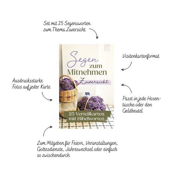 Produktbild: Zuversicht - Segen zum Mitnehmen