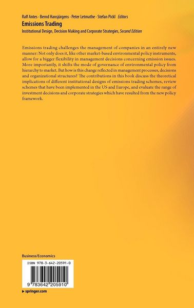 Produktbild: Emissions Trading
