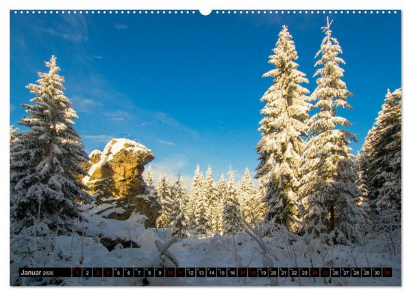 Produktbild: Vogtland - unsere Heimat (hochwertiger Premium Wandkalender 2026 DIN A2 quer), Kunstdruck in Hochglanz