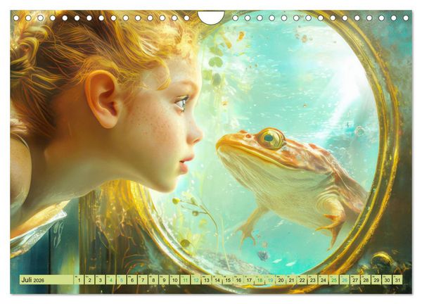Produktbild: Eine zauberhafte Fantasiewelt (Wandkalender 2026 DIN A4 quer), CALVENDO Monatskalender