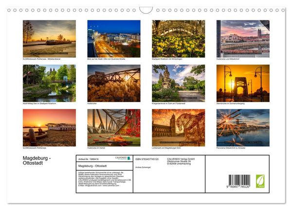 Produktbild: Magdeburg - Ottostadt (Wandkalender 2026 DIN A3 quer), CALVENDO Monatskalender