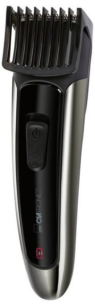 Produktbild: Clatronic HSM/R 3827 chrom-schwarz USB-C Bartschneider Schwarz/Silber